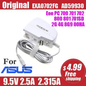 Adapter For ASUS 9.5V 2.5A 2.315A AD59930 Eee PC 700 701 702 800 801 701SD 2G 4G 8G 900HA EXA0702FG laptop power AC adapter charger