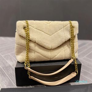 2023 Erstaunliche Cross Body Flap Bags Lammfell Schulter Luxus Designer Unterarm Frauen Körper Leder Vintage Echte Handtaschen Fla Handtasche Leder Handtasche Umhängetasche