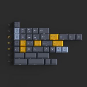 Accessoires PBTFANS Twist Numpad/SpaceBar/40s/International Kit PBT Cherry Profile Fit Cherry MxStyle Switches für mechanische Tastatur