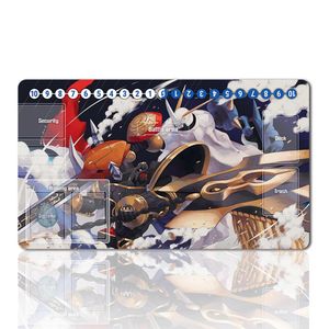 RESTS 04046301 Tahta Oyunu DTCG Playmat Tablo Mat Boyutu 60X35 CM Mousepad Play Mats Digimon TCG CCG RPG için Uyumlu