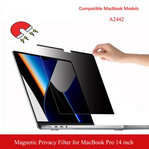 Filtros Laptop de privacidade magnética Protetor de tela Antiglare para novo MacBook Pro 14 