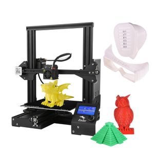 Excesso de digitalização Ender3 Highprecision DIY 3D Impressora SelfAssemble 220x220x 250mm Tamanho da impressão com função de impressão de currículo