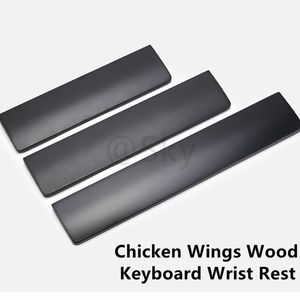 Accessoires JKDK Chicken Wings Wood Tastatur Handgelenk Ruhestand Mechanische Spiele Tastatur Tippen ausbalancieren Tastaturpalmenruhe 60 68 84 87 104 108