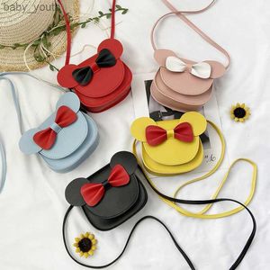 2022 ragazza calda portamonete borsa per bambini portafoglio Smal Cute Mouse Bow Baby Rabbit borsa a tracolla