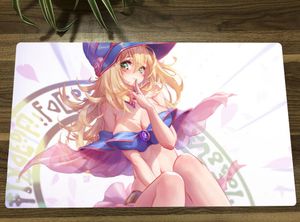 REPS Gra planszowa Yugioh Dark Magician Girl TCG Mat Trading Game Mat CCG Playmat Antislip Guma Myszka Myszka