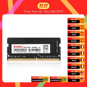 Rams Kingspec Memoria RAM DDR4 4GB 8GB 16GB 2666MHZ 3200 RAM PARA LAPTOP MEMORIA DE MEMORIA DO RAM DDR4 1.2V RAM 260PIN SODIMM RAMS