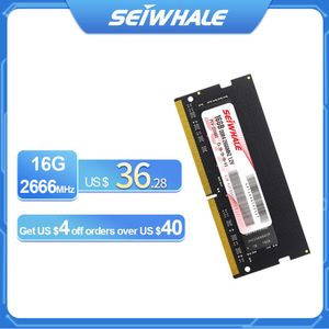 RAMs SEIWHALE Memoria Ram DDR4 8GB 4GB 16GB 2400MHz 2666MHz16GB 32GB 3200MHz sodimm notebook high performance laptop memory