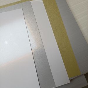 Skanna 20 -kassor 200*150*0,7 mm A5 tom sublimering Metallplatta Aluminiumblad Namn Korttryck Sublimation Bläck Överföring DIY Craft