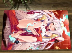 パッドYugioh Kurikara TheMovable Avatar Trading Card Game Mat Tcg CCG Playmat Rubber Mouse Pad Desk Table Play Play Mat with Bag 60x35cm