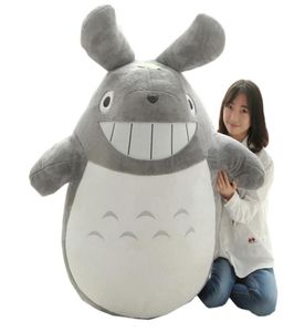 Dorimytrader Kawaii японская аниме Тоторо плюшевая игрушка большая фаршированная мягкая мультипликационная подушка для детей и взрослых 3092439