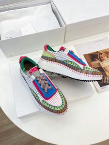 Nova postagem Nama Sapatos Rainbow Series Women Women Sneaker White preto vermelho respirável respirável espuma de espuma