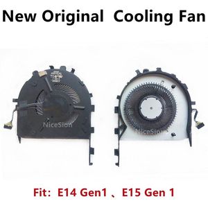 Sukienki Nowe oryginał do laptopa Lenovo Thinkpad E14 Gen 1 E15 Gen 1 CPU Cooling Fan 5H40S72911 5H40S72909 5H40S72907