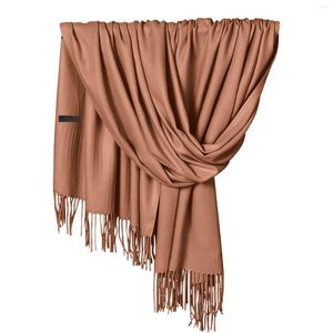 Schals Frauen Pashmina Schal Weiche Feste Plain Schal Wrap Mode Warm Hals Mit Fransen Herren Karneval Kopfschmuck Für Männer