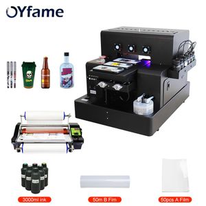 Impressoras Oyfame A4 UV DTF Impressora UV Filme de adesivo de transferência AB impressora A4 UV Impressora para sílica gel Prinha
