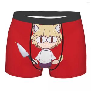 Unterhosen Anime Tsukihime Neco Arc Unterwäsche Männlich Sexy Gedruckt Benutzerdefinierte Boxershorts Höschen Slips Atmungsaktiv