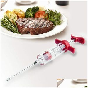 Carne Pollame Strumenti Iniettore Potry Thanksgiving Tacchino Iniettori 30Ml Condimenti Zl1321 Drop Delivery Casa Giardino Cucina Sala Da Pranzo Bar Dh2Ia