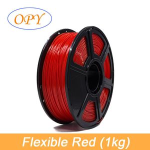 Varredura filamento tpu 1.75 borracha flexível material plástico flexível 0,5 kg 3d fios de rosca hastes de giro