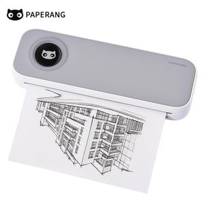 Printers Paperang F2S A4 Stampante termico portatile 300DPI Wireless BT Supporto da stampante 4/8 pollici Compatibile con Sistema MAC della finestra del sistema operativo Android