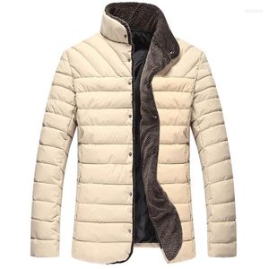 Männer Unten PEVSN Winter Jacke Fleece Dicke Warme Parkas Männer Gepolsterte Mäntel Mode Herren Marke Kleidung 4XL TA108