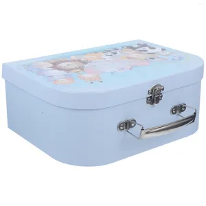 Gift Wrap Decorative Storage Box With Lid Toy Suitcase Kids