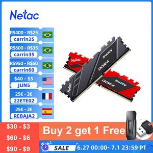 RAMs Netac memoria ram ddr4 3200mhz ram memory Ddr4 ram 8gb ddr4 3600MHZ 16gb 2666MHZ Server Memory XMP for AMD Inter Motherboard