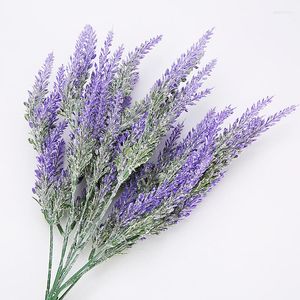 Dekorative Blumen, künstliche Heimdekoration, Zubehör, Beflockung, Lavendel, künstliche Pflanzen, Sztuczne Kwiaty, Schlafzimmer-Dekoration, Flores Artificiais