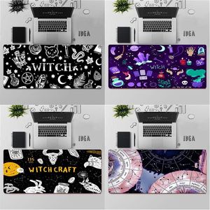 Rests Gaming Mouse Pad Stor mus Pad PC Gamer Computer Mouse Mat Mat Big Mousepad Keyboard Desk Mat Witches Moon Tarot XXL Mause Pad