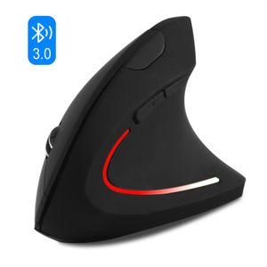 Mouse CHYI Mouse Bluetooth Gamer 1600 DPI Mouse ergonomico verticale Mouse ottico retroilluminato a LED senza fili Mause polso sano per PC portatile