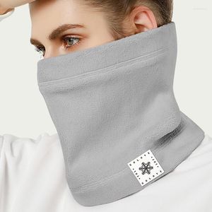 Bandanas Double Layer Winter Warmer Fleece Bandana Cycling Face Cover Neck Ear Warm Gaiter Bicycle Sports Ski Climbing Hiking Tube Scarf