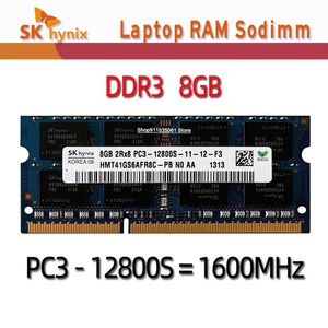 Rams SK Hynix DDR3 RAMS 8GB 2RX8 PC3L12800S 1600 MHz 1,35 V Pamięć laptopa 10600S 8500S 1066 MHz 1333 MHz