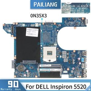 Moderkort 0N35X3 för Dell Inspiron 5520 LA8241P CN0N35X3 SLJ8C Mainboard Laptop Motherboard testade OK