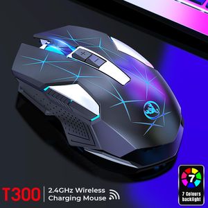 Mäuse Drahtlose Maus Wiederaufladbare Bluetooth Gamer Gaming Maus Computer Ergonomische Mause Mit Hintergrundbeleuchtung RGB Stille Mäuse Für Laptop PC