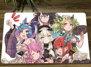 Pedler Yeni Yugioh Dragonmaid Güverte Ticaret Kartı Oyunu Mat Mouse Pad Yugioh Playmat TCG CCG OCG MAT ZONLAR + ÜCRETSİZ Bag Hediye