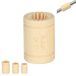 Rampas de varredura 20pcs rolamentos lineares plásticos rjmp0108 rjmp0110 rjmp0112 rj4jp0108 bucha polimer rolante eixo de impressora 3d peças de impressora