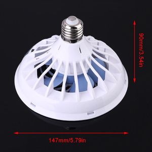 Gadżety 2in1 AC 85V265V E27 12W Lampa LED E27 Wentylator sufitowy LED żarówka dla rynku domowego 667C