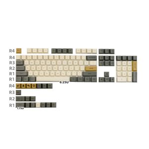 Combos -teclado mecânico TELARCAP CERERA PERFILO PBT DYE SUBlimação Chaves de personalidade especiais para interruptores mecânicos e ópticos cruzados