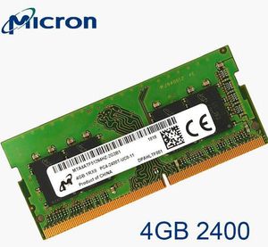 RAMS MICRON DDR4 4GB 2400 MEMORIA RAMS 4GB 1RX16 PC42400T DDR4ラップトップRAMSフル互換性