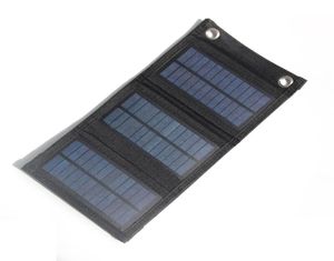Foldable 5W Solar Panel Charger Bag 5V USB Output Portable Solar Charger For 5V Device Waterproof1393411
