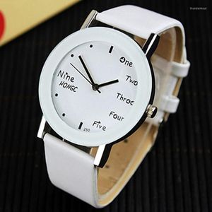 Wristwatches Brand Yazole Lovers 'Watch Women Quartz Watches Fashion Wristwatch Leather Straps Wrist Simple Designer Ladies