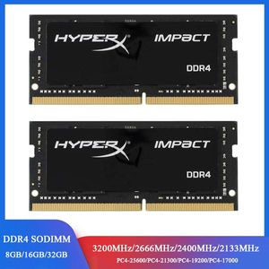 RAMS 16 GB 8GB 32 GB Memoria Ram DDR4 2133 2400 2666MHz 3200MHz Laptop Ram 260Pins 1.2V SODIMM PC425600 19200 21300 Notebook Memory