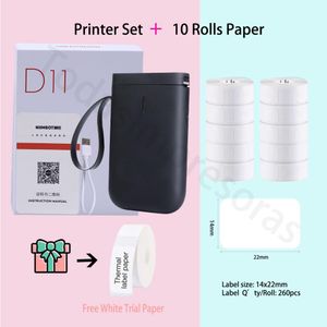 Printers Special Price Niimbot D11 D110 D101 Printer Thermal Label Paper Home and Office Self Adhesive Pricetag Paper Impresora Etiquetas