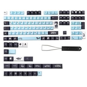 Tillbehör Dye Subbed Mizu Keycap de Iso Layout PBT Germany KeyCaps för MX Switch Mechanical Gaming Keyboard Cherry Profile Key Cap