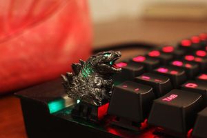 Accessori Keycap personalizzati in resina fatta a mano in resina a tre tastiere da tastiera meccanica Tasto di gioco singolo Regalo di decorazione di gioco singolo