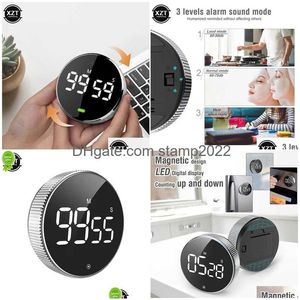 Kitchen Timers Digital Timer Manual Countdown Electronic Alarm Clock Magnetic Led Mechanical Cooking Shower Study Stopwatch Drop Del Dhavd