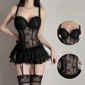 20% OFF Ribbon Factory Store Women's Underwear Sexy Lace with Steel Support Thin Princess Dress for Women