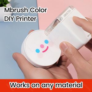 Printers Inkjet Color Printer Portable Mobile Mini Handheld Printer WIFI USB for IOS Android tattoo Printer add Ink Cartridge Print