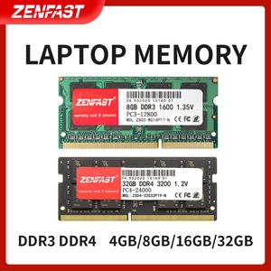 Rams Zenfast Memoria Ram DDR3 DDR4 8GB 4GB 16GB 32GB 1333 1600 2133 2400 2666 3200MHz SODIMM Notebook Laptop Memory