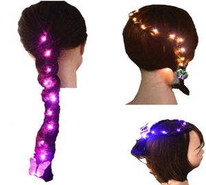 24 -кратные аксессуары для волос для женщин для женщин светодиодные светильники в струне инструменты для стиля мигания Braider Carnival Night Bar Part
