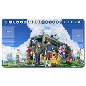Rest 781254 brädspel DTCG Playmat Table Mat Storlek 60x35 cm MousePad Play Mats Compatible för Digimon TCG CCG RPG