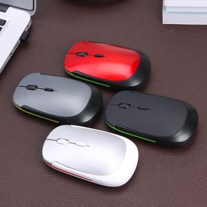 Camundongos 4 botões Mouse de 2,4 GHz de alta qualidade óptica sem fio com ratos receptores USB periféricos de computador para laptop para jogos 105x60x20mm
